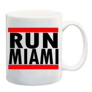  RUN MIAMI Mug Coffee Cup 11 oz 