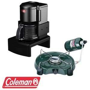 Coleman Coffee Maker with Propane Burner Combo, 7500 BTU Burner, Easy 