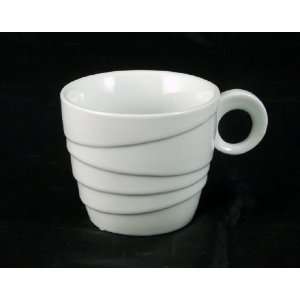   Zieher Porcelain Serveware Ribbon Coffee Cups 4473