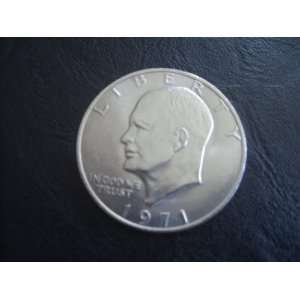  1971 IKE Eisenhower Circulated Dollar Coin Everything 