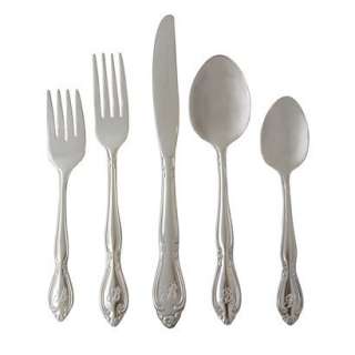 Rose Personalized 46 pc. Flatware Set   K.Opens in a new window