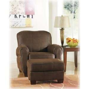   Contemporary Canyon Chair and Ottoman Wisconsin Living Room Chairs