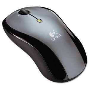  Logitech® LX 6 Cordless Optical Mouse, Black/Silver 