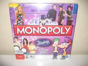 Disney Channel Monopoly Junior Edition Board Game NIB  