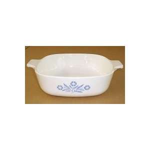  Corningware Cornflower Blue 1 Qt Square Casserole Baking 