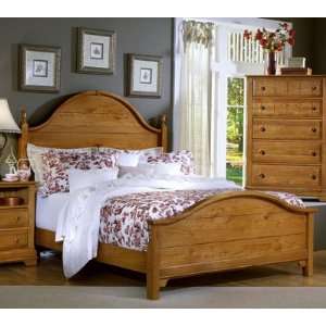  Cottage Collection Oak King Panel Bed   Vaughan BB21 9333 