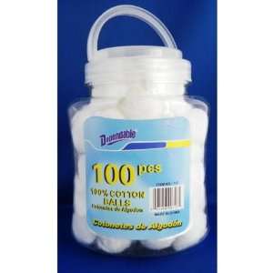 Cotton Balls 100 Count in Container Case Pack 48   729111