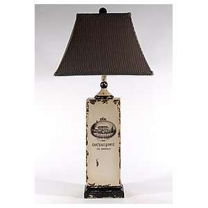   Chateau French Country Square Caddy Table Lamp