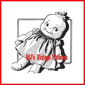 Vintage Pixie Doll Pattern ~ too cute  