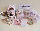 Dolls house miniature Sweet Shop Selection printed Kit   55 Items 