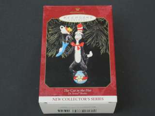 Dr. Seuss The Cat In The Hat Hallmark Ornament (First in Series, 1999 