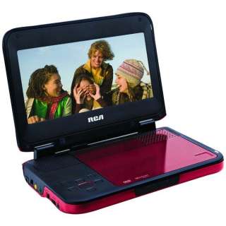 NEW RCA DRC6338R 8 PORTABLE DVD PLAYER (RED)  