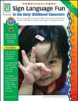 SIGN LANGUAGE FUN Early Childhood PreK, K Special NEW 9781933052496 