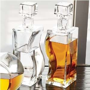  Adam & Eve Glass Decanters * Available Individually 