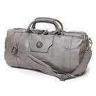   Yurkievich Eastpak DUALITY Grey Full Leather Designer Duffle Bag