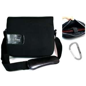  Black Laptop Messenger Bag for 10 inch Dell 2628OBK, mini 10, mini 