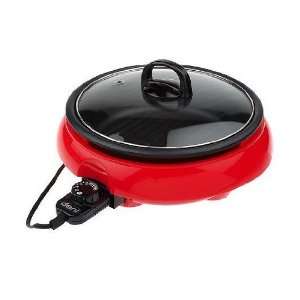  Deni Nonstick 12 Inch Round Grill with Removable Plate and 