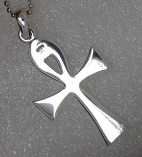   Egypt Cross of life Pagan 925 Sterling Silver pendant/Charm/Amulet