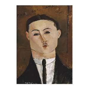  Portrait De Paul Guillaume by Amedeo Modigliani. size 25 