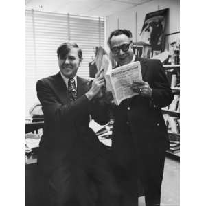  Humorists Art Buchwald and Russell Baker in Buchwalds 
