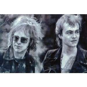  Professionally Plaqued Elton John & Bernie Taupin (Art 