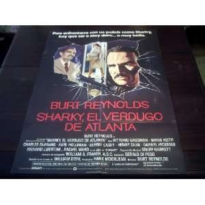  Original Latinamerican Movie Poster Sharkys Machine Burt 