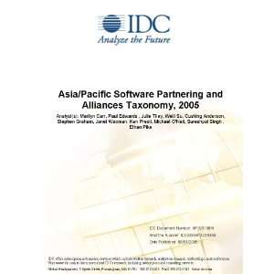 Pacific Software Partnering and Alliances Taxonomy, 2005 Marilyn Carr 