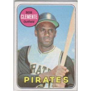 1969 Topps #50 Roberto Bob Clemente EX Near Mint  Sports 