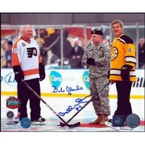  Bobby Orr & Bobby Clarke Dual Autographed/Hand Signed 2010 