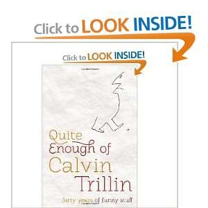 Calvin Trillin Forty Years of Funny Stuff [Hardcover] Calvin Trillin 