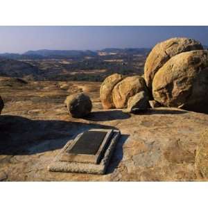 Grave of Cecil John Rhodes Colonizer of the State of Rhodesia 