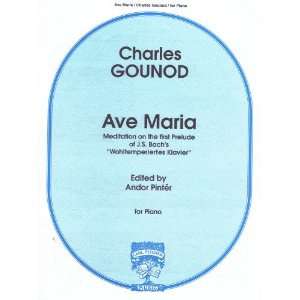   Ave Maria   Piano Solo transcribed by Charles Gounod 