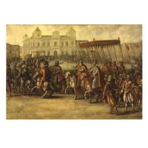  Emperor Charles V, Entering Bologna, Italy for his 