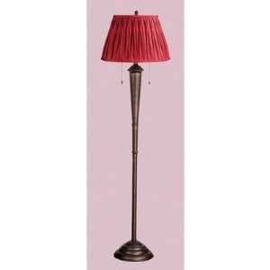  Marshall Floor Lamp with Charlotte Pinched Pleat Shade in 