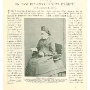  1897 Poet Christina Rossetti 