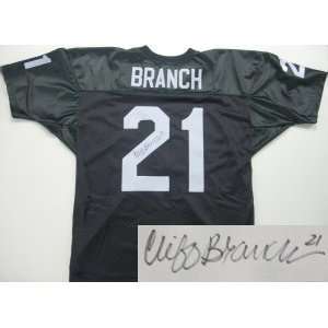  Cliff Branch Signed Uniform   Black Prostyle Sports 