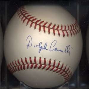  Dolph Camilli Autographed Baseball