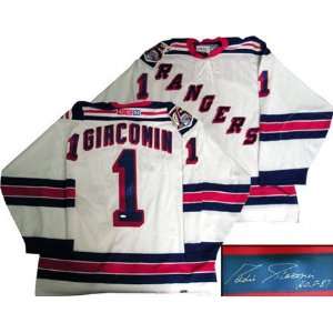Eddie Giacomin New York Rangers Autographed Home Jersey  