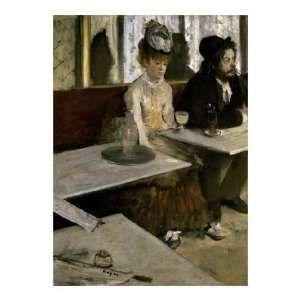 Edgar Degas   In A Cafe (absinthe) Giclee