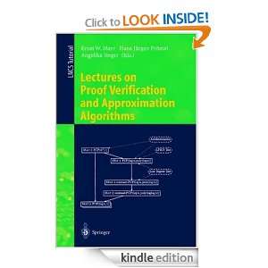  on Proof Verification and Approximation Algorithms Ernst W. Mayr 