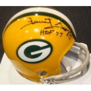  Forrest Gregg Autographed Mini Helmet   Replica Sports 
