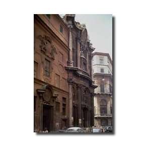 Facades Of The Church And Monastery Of San Carlo Alle Quattro Fontane 