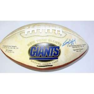 Frank Gifford Signed NFL NY Giants Football & Video Proof
