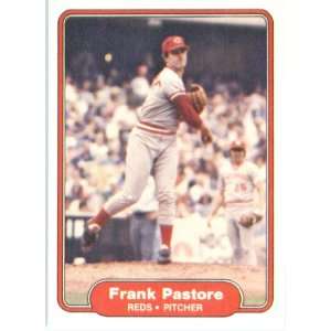  1982 Fleer # 80 Frank Pastore Cincinnati Reds Baseball 