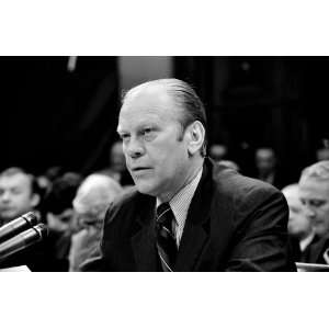  U.S. President Gerald Ford appearing at the House 