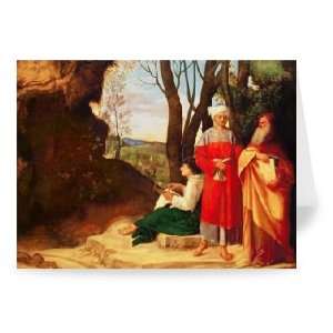 The Three Philosophers by Giorgione   Greeting Card (Pack of 2)   7x5 
