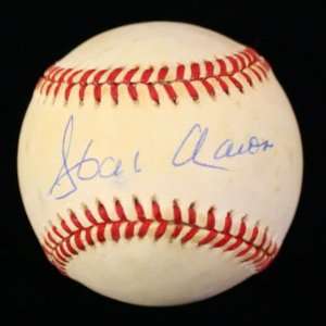 Hank Aaron Signed Autograph Onl Baseball Ball Psa/dna