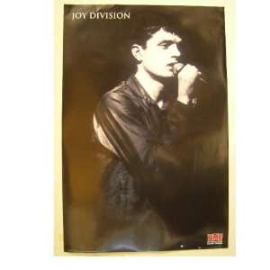  Joy Division poster Ian Curtis singing