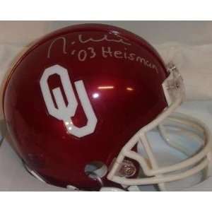 Jason White Autographed Mini Helmet   OKLAHOMA  Sports 