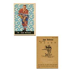 Jean Beliveau 1961 1962 Parkhurst Card   Sports Memorabilia